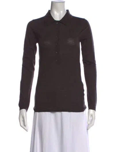 Pre-owned Totême Wool Sweater In Brown