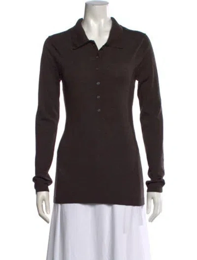 Pre-owned Totême Wool Sweater In Brown