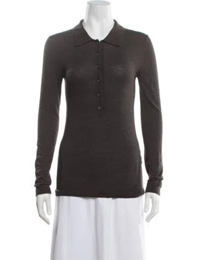 Pre-owned Totême Wool Sweater In Brown