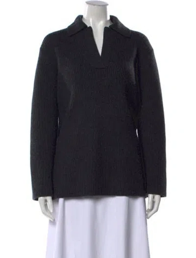 Pre-owned Totême Wool Sweater In Grey