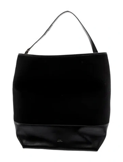 Pre-owned Totême Wool Tote In Black