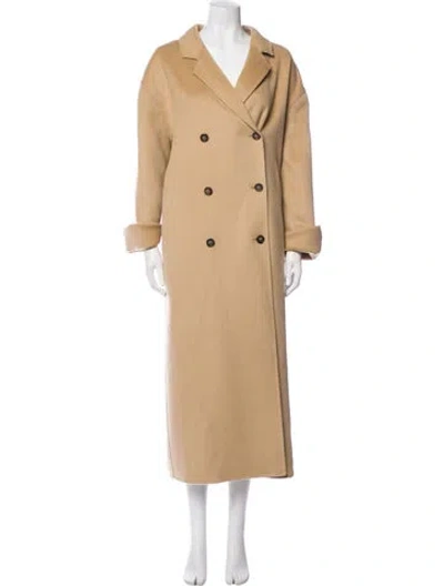Pre-owned Totême Wool Trench Coat In Neutral