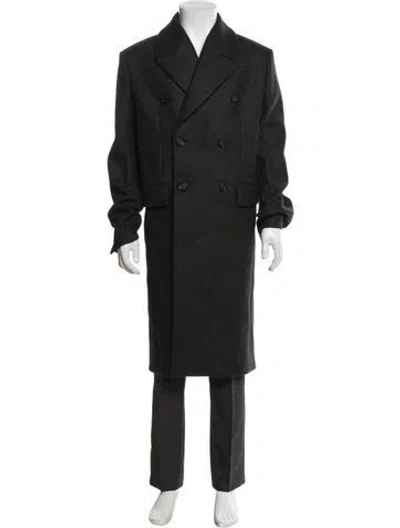 Pre-owned Totême Wool Trench Coat W/ Tags In Black
