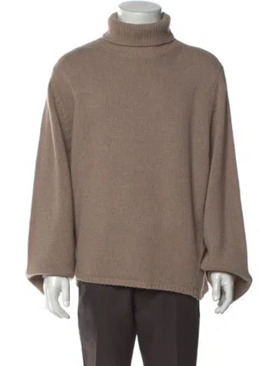 Pre-owned Totême Wool Turtleneck Pullover W/ Tags In Neutral