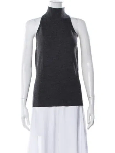 Pre-owned Totême Wool Turtleneck Sweater In Black