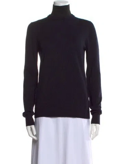 Pre-owned Totême Wool Turtleneck Sweater In Blue
