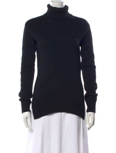 Pre-owned Totême Wool Turtleneck Sweater In Blue
