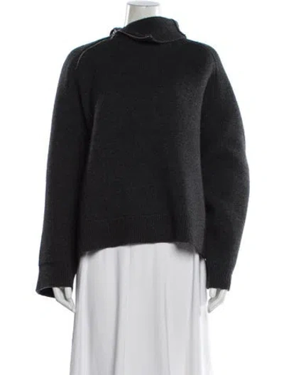 Pre-owned Totême Wool Turtleneck Sweater In Gray