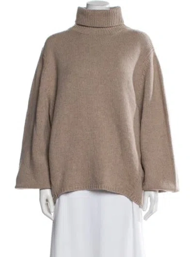 Pre-owned Totême Wool Turtleneck Sweater In Gray