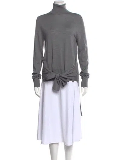 Pre-owned Totême Wool Turtleneck Sweater In Gray