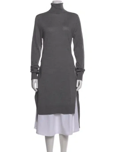 Pre-owned Totême Wool Turtleneck Sweater In Gray