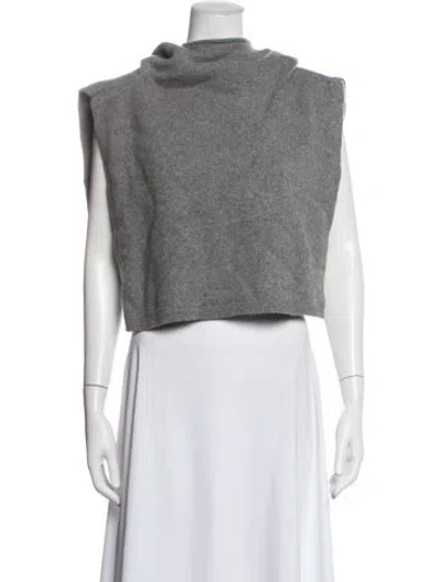 Pre-owned Totême Wool Turtleneck Sweater In Grey