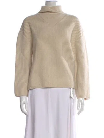 Pre-owned Totême Wool Turtleneck Sweater In Neutral