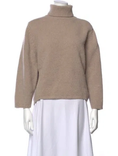 Pre-owned Totême Wool Turtleneck Sweater In Neutral