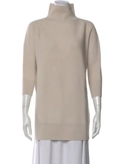 Pre-owned Totême Wool Turtleneck Sweater In Neutral