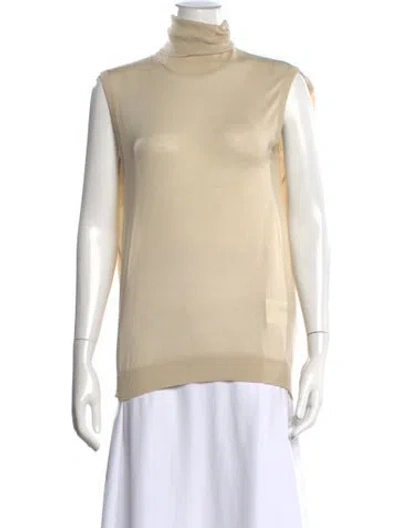 Pre-owned Totême Wool Turtleneck Sweater In Neutral