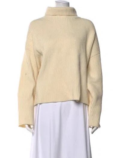 Pre-owned Totême Wool Turtleneck Sweater In Neutrals