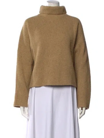 Pre-owned Totême Wool Turtleneck Sweater In Neutrals