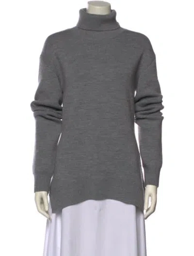 Pre-owned Totême Wool Turtleneck Sweater W/ Tags In Gray