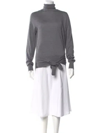 Pre-owned Totême Wool Turtleneck Sweater W/ Tags In Gray