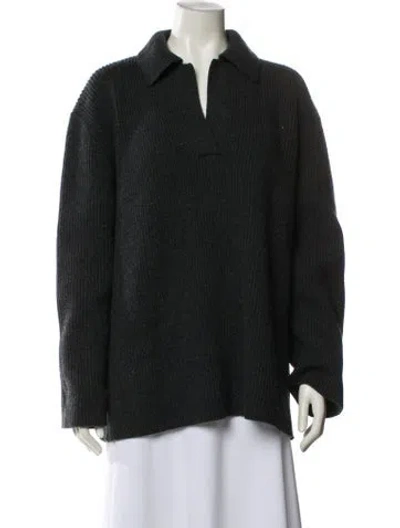 Pre-owned Totême Wool V-neck Sweater In Multi