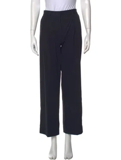 Pre-owned Totême Wool Wide Leg Pants In Blue
