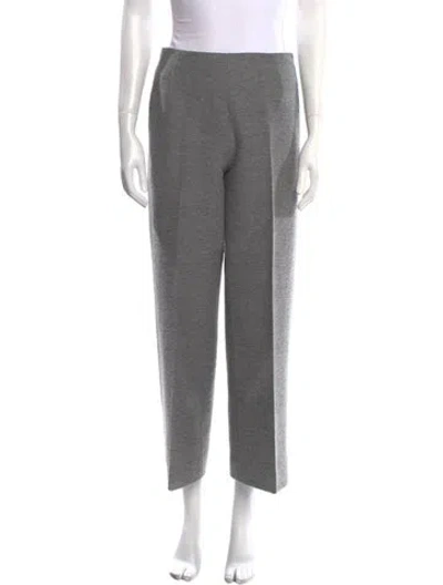 Pre-owned Totême Wool Wide Leg Pants In Gray