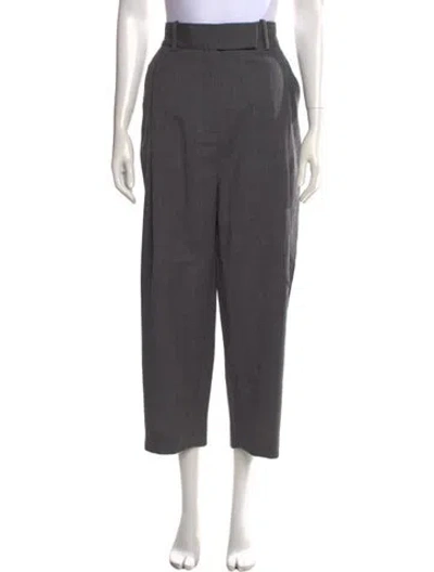 Pre-owned Totême Wool Wide Leg Pants In Grey