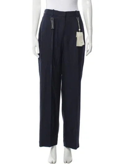 Pre-owned Totême Wool Wide Leg Pants W/ Tags In Blue