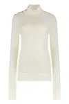 Totême Toteme Turtleneck Wool Pullover In Neutral