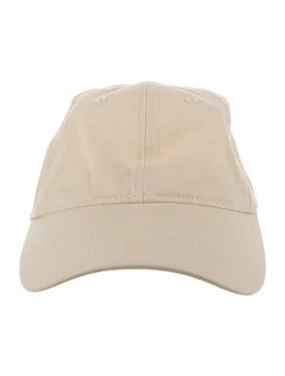 Pre-owned Totême Woven Adjustable Baseball Hat In Neutral