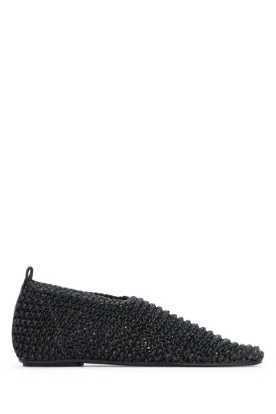 TOTÊME TOTEME WOVEN LEATHER BALLERINAS