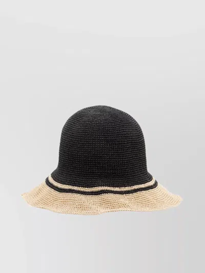 Totême Woven Paper Straw Wide Brim Hat