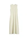 Totême Toteme Woven Stripe Dress Ecru