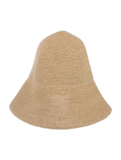 Pre-owned Totême Woven Sun Hat In Neutrals