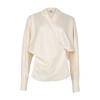 Totême Wrap-style Shirt In White