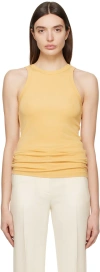 Totême Viscose-blend Tank Top In 129 Cornsilk
