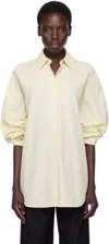 Totême Yellow Raw Raglan Shirt
