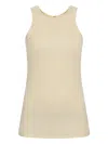 Totême Zip-back Tank Top In Neutral