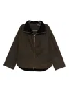 Totême Toteme Organic Cotton Zipped Jacket In Brown