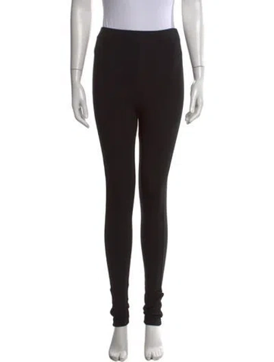 Pre-owned Totême Zip Legging Skinny Leg Pants In Black