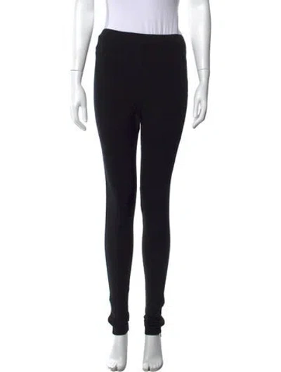 Pre-owned Totême Zip Legging Skinny Leg Pants In Black