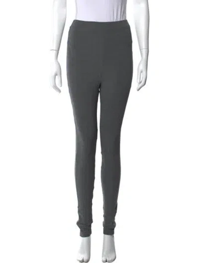 Pre-owned Totême Zip Legging Skinny Leg Pants In Grey