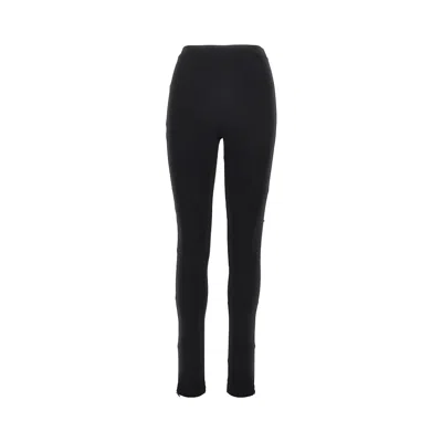 Totême Zip Leggings In Black