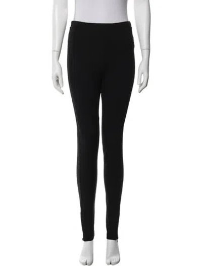 Pre-owned Totême Zip Leggings Skinny Leg Pants In Black