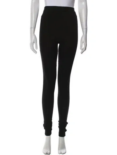 Pre-owned Totême Zip Leggings Skinny Leg Pants In Black