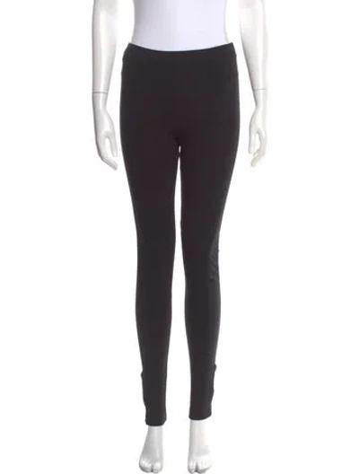 Pre-owned Totême Zip Leggings Skinny Leg Pants In Black
