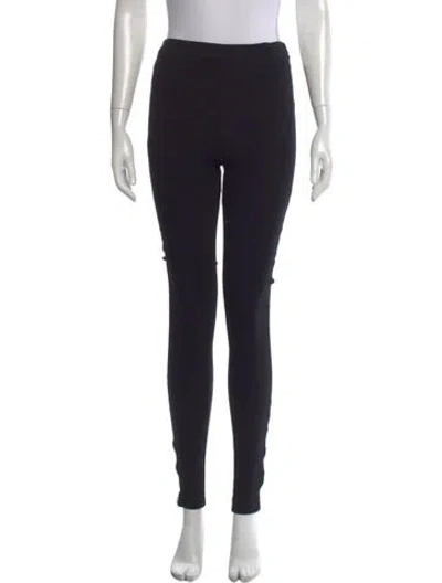 Pre-owned Totême Zip Leggings Skinny Leg Pants In Black