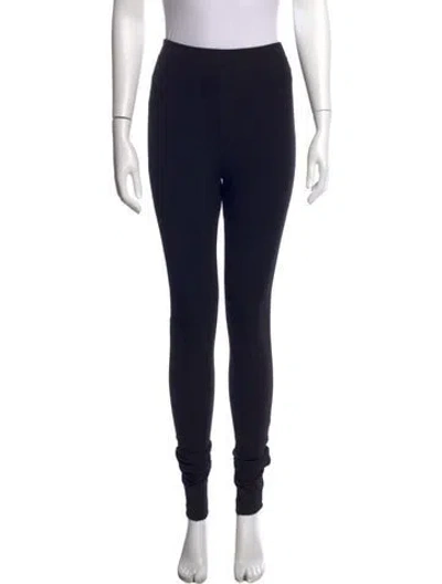 Pre-owned Totême Zip Leggings Skinny Leg Pants In Black