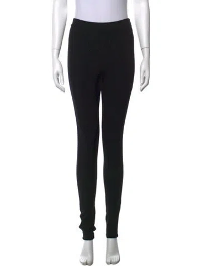 Pre-owned Totême Zip Leggings Skinny Leg Pants In Black